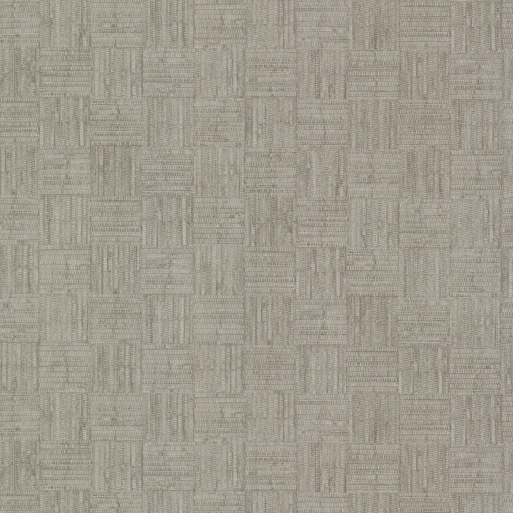Thea Grey Geometric Wallpaper by Warner Warner XI Naturals & Grasscloths Covers about 60.8 square feet 27-in by 27-ft long roll Unpasted 0 - Fabric Carolina -