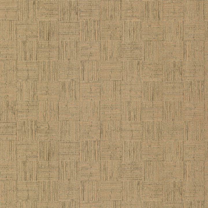 Thea Gold Geometric Wallpaper by Warner Warner XI Naturals & Grasscloths Covers about 60.8 square feet 27-in by 27-ft long roll Unpasted 0 - Fabric Carolina -