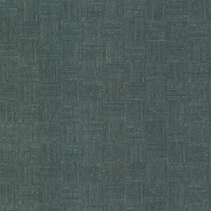 Thea Blue Geometric Wallpaper by Warner