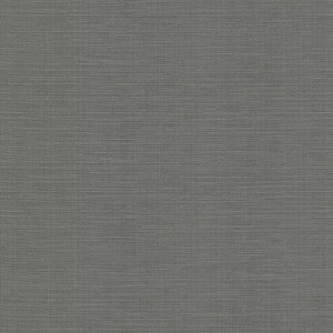Bay Ridge Charcoal Faux Grasscloth Wallpaper by Warner