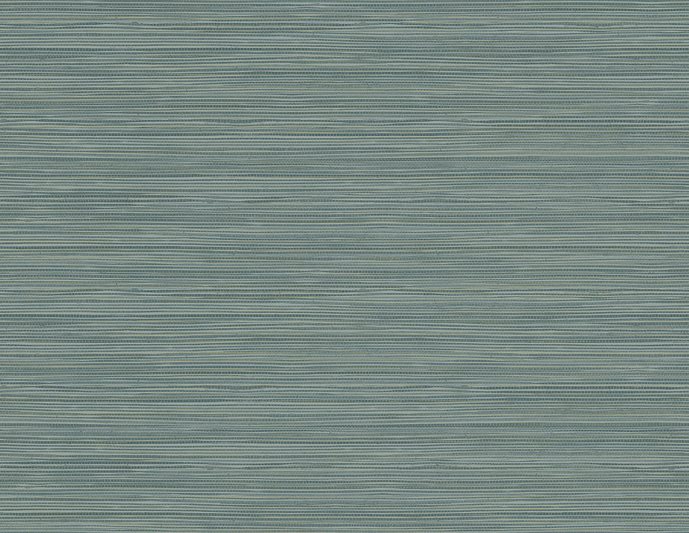 Bondi Teal Grasscloth Texture Wallpaper by Warner Warner XI Naturals & Grasscloths Covers about 60.8 square feet 27-in by 27-ft long roll Unpasted 0 - Fabric Carolina -