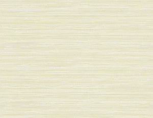 Bondi Cream Grasscloth Texture Wallpaper by Warner