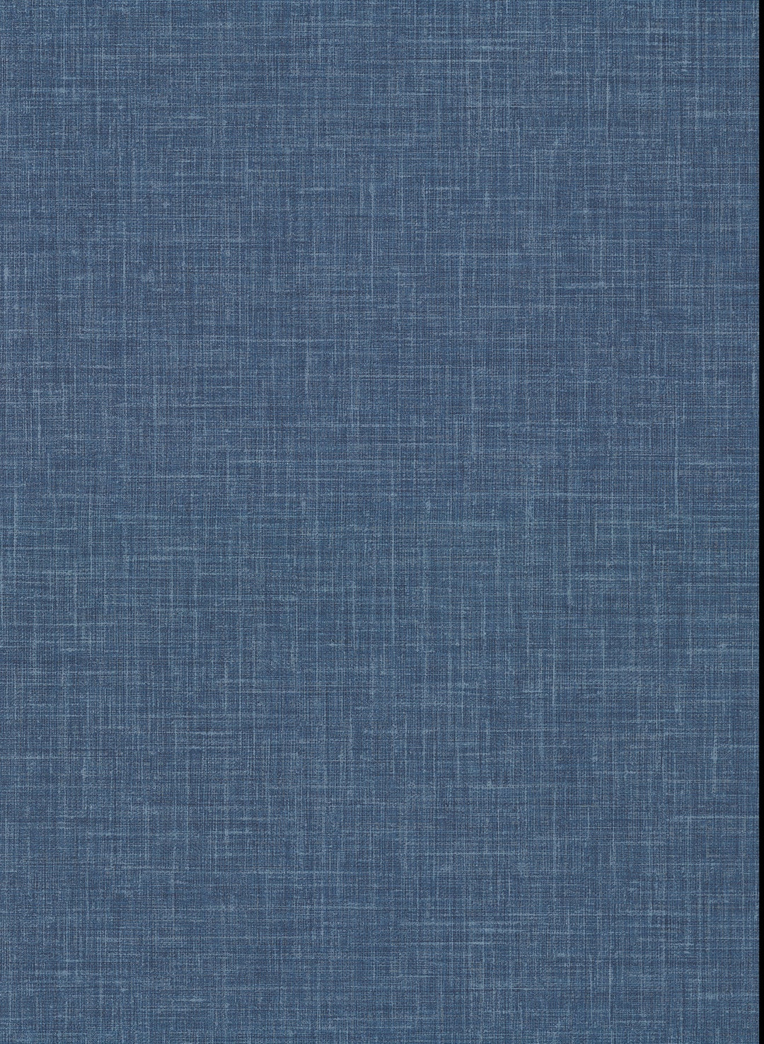 Upton Indigo Faux Linen Wallpaper by Warner Designer