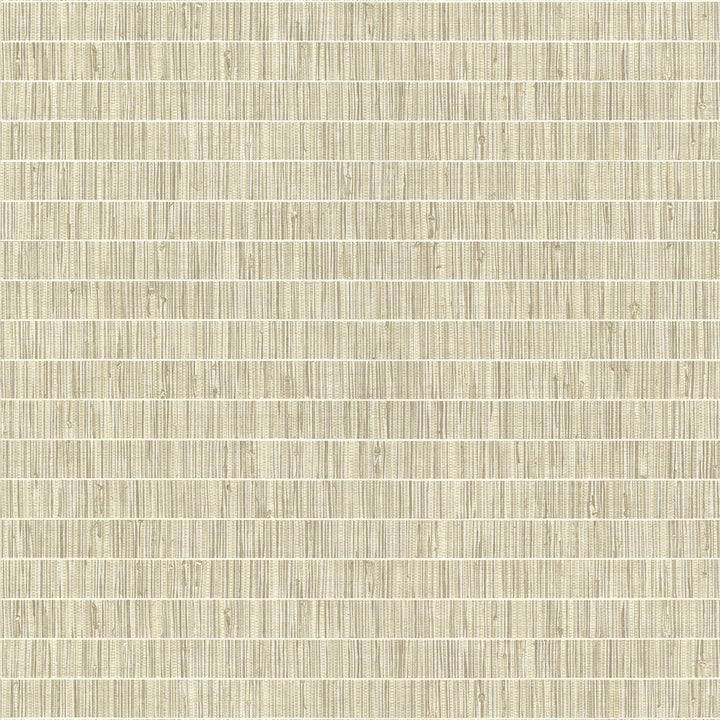 Luz Taupe Faux Grasscloth Wallpaper by Warner Warner XI Naturals & Grasscloths Covers about 60.8 square feet 27-in by 27-ft long roll Unpasted 0 - Fabric Carolina -