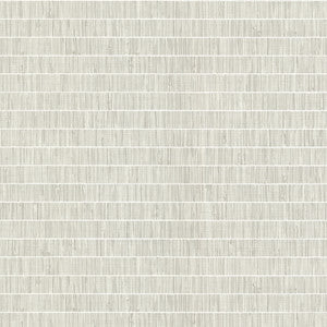 Luz Grey Faux Grasscloth Wallpaper by Warner