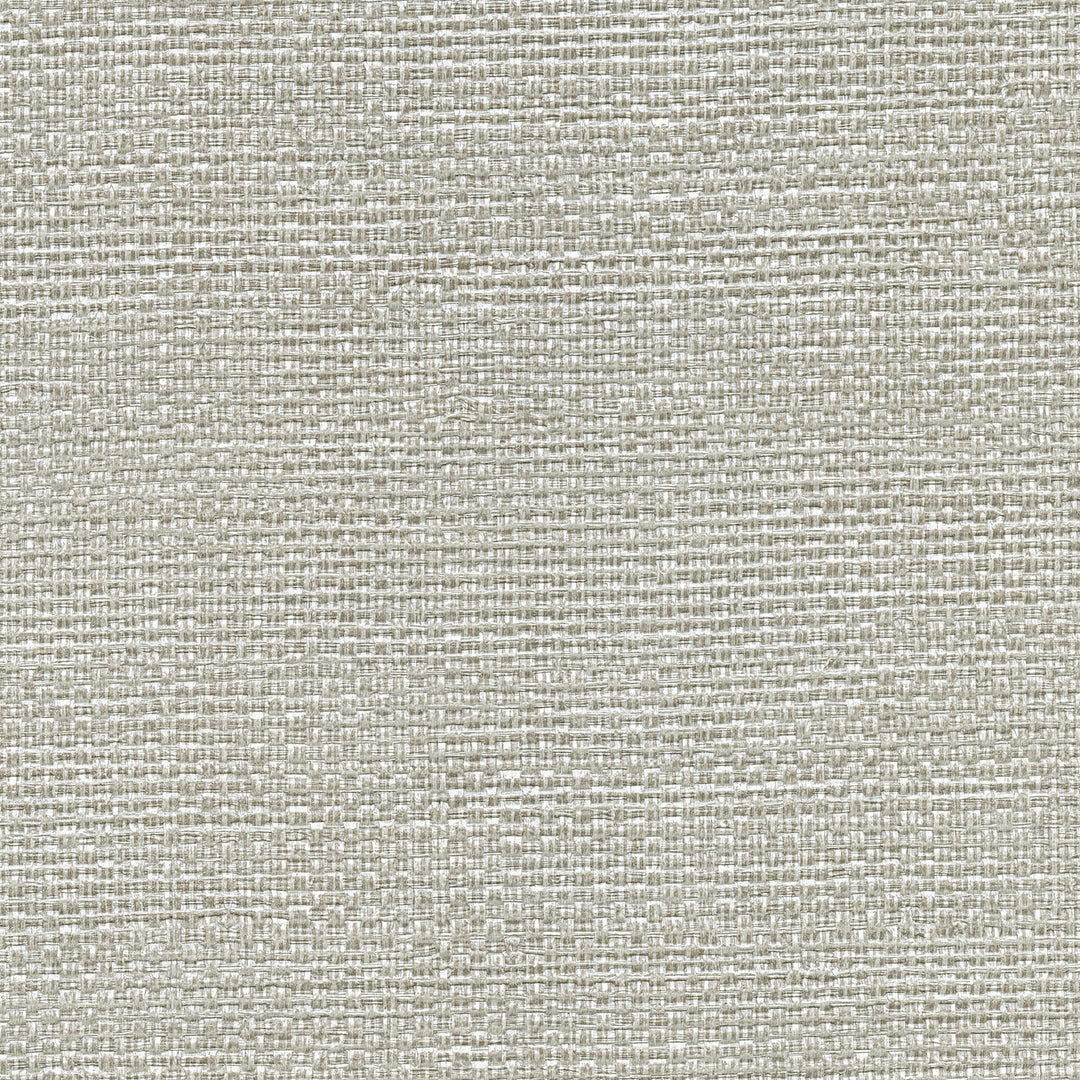 Bohemian Bling Grey Basketweave Wallpaper by Warner Designer