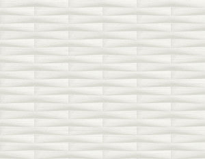 Gator White Geometric Stripe Wallpaper by A-Street Prints