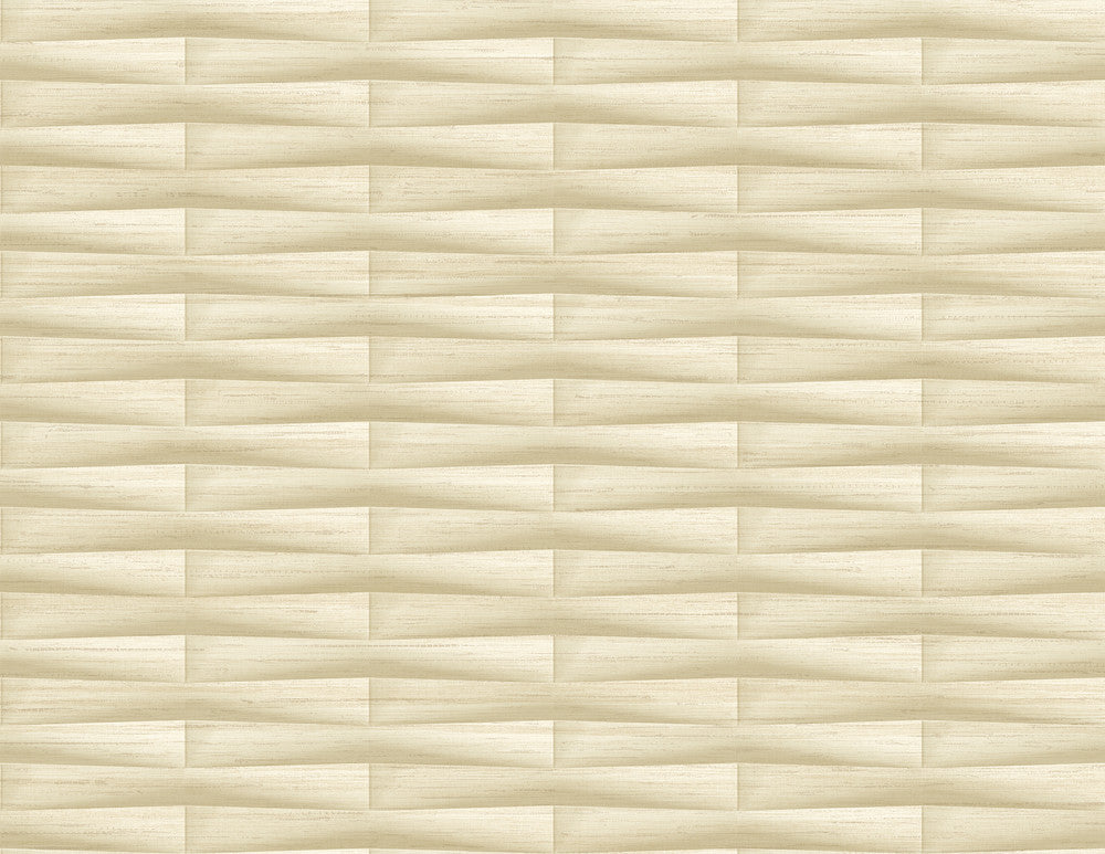 Gator Wheat Geometric Stripe Wallpaper by A-Street Prints Inlay Covers about 60.8 square feet 27-in by 27-ft long roll Unpasted 10.4 - Fabric Carolina -