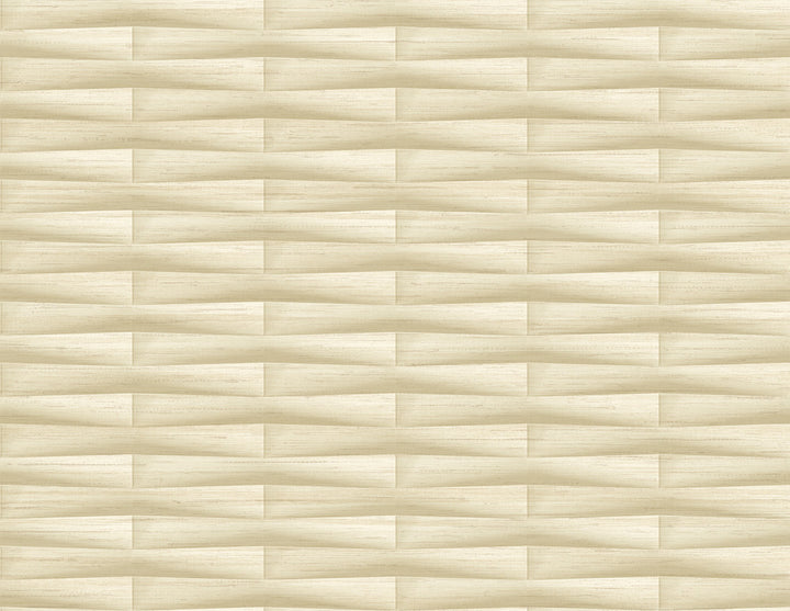 Gator Wheat Geometric Stripe Wallpaper by A-Street Prints Inlay Covers about 60.8 square feet 27-in by 27-ft long roll Unpasted 10.4 - Fabric Carolina -