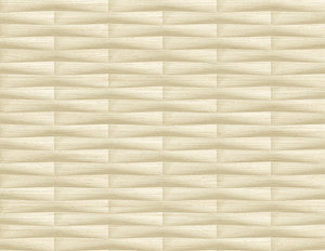Gator Wheat Geometric Stripe Wallpaper by A-Street Prints