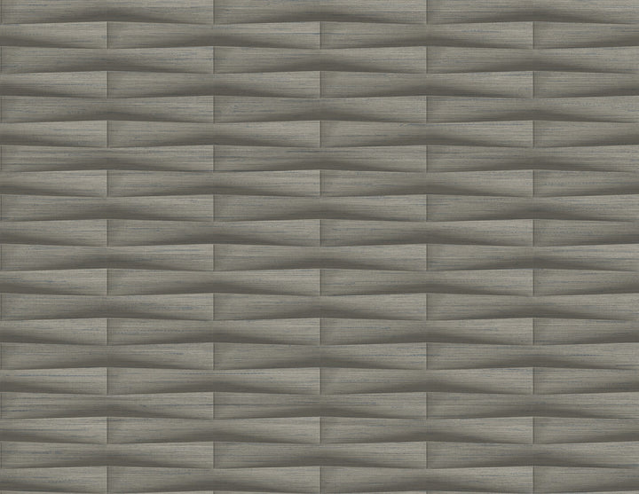 Gator Brown Geometric Stripe Wallpaper by A-Street Prints Inlay Covers about 60.8 square feet 27-in by 27-ft long roll Unpasted 10.4 - Fabric Carolina -