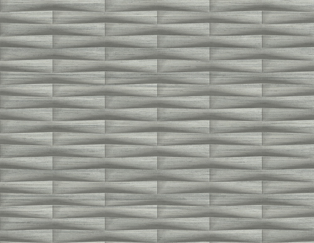 Gator Slate Geometric Stripe Wallpaper by A-Street Prints Inlay Covers about 60.8 square feet 27-in by 27-ft long roll Unpasted 10.4 - Fabric Carolina -