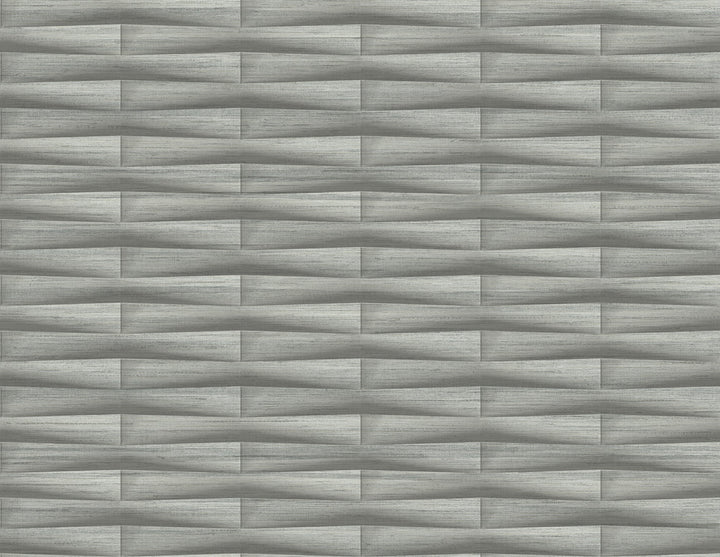 Gator Slate Geometric Stripe Wallpaper by A-Street Prints Inlay Covers about 60.8 square feet 27-in by 27-ft long roll Unpasted 10.4 - Fabric Carolina -