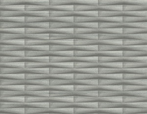 Gator Slate Geometric Stripe Wallpaper by A-Street Prints