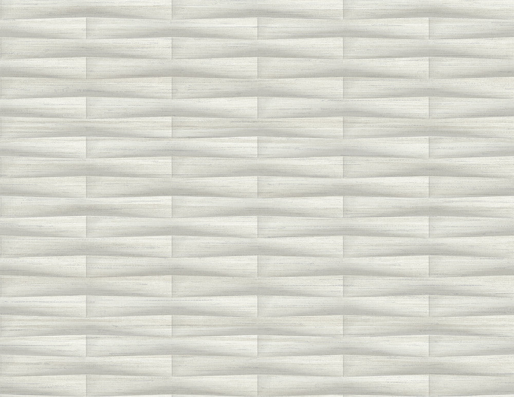 Gator Light Grey Geometric Stripe Wallpaper by A-Street Prints Inlay Covers about 60.8 square feet 27-in by 27-ft long roll Unpasted 10.4 - Fabric Carolina -