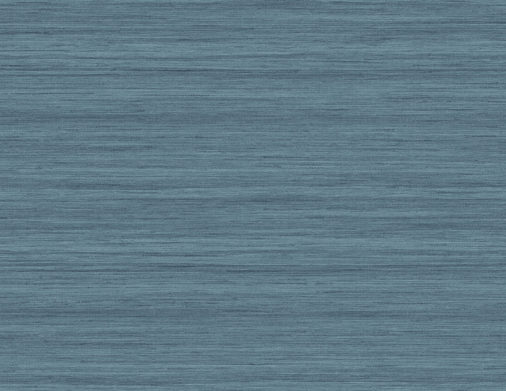 Shantung Blue Silk Wallpaper by A-Street Prints Inlay Covers about 60.8 square feet 27-in by 27-ft long roll Unpasted 20.9 - Fabric Carolina -