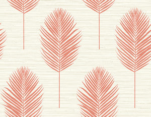 Bali Coral Fern Wallpaper by A-Street Prints