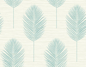 Bali Aqua Fern Wallpaper by A-Street Prints