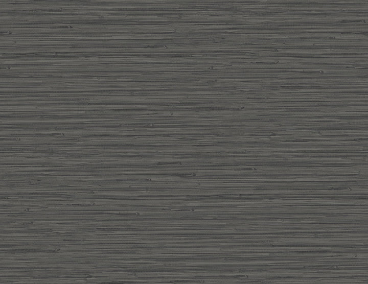 Rushmore Black Faux Grasscloth Wallpaper by A-Street Prints Designer