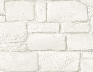 Casablanca Ivory Stone Wallpaper by A-Street Prints