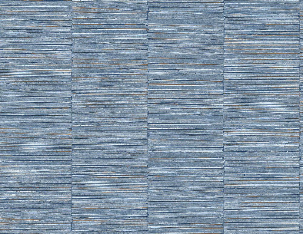 Jenga Blue Striped Column Wallpaper by A-Street Prints Inlay Covers about 60.8 square feet 27-in by 27-ft long roll Unpasted 20.9 - Fabric Carolina -