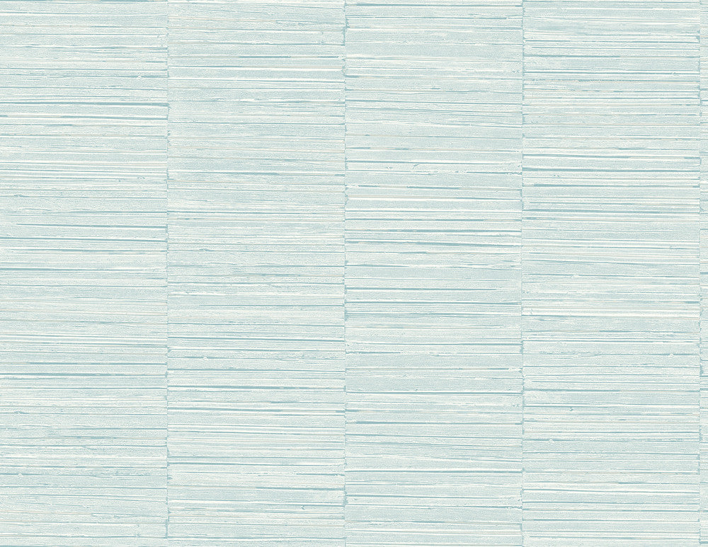 Jenga Aqua Striped Column Wallpaper by A-Street Prints Inlay Covers about 60.8 square feet 27-in by 27-ft long roll Unpasted 20.9 - Fabric Carolina -
