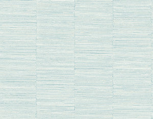Jenga Aqua Striped Column Wallpaper by A-Street Prints