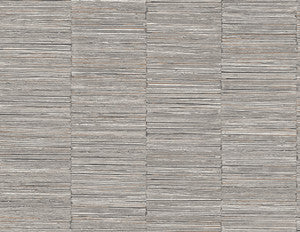 Jenga Charcoal Striped Column Wallpaper by A-Street Prints