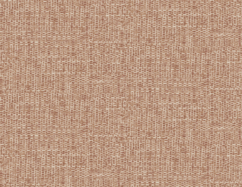 Snuggle Coral Woven Texture Wallpaper by A-Street Prints Inlay Covers about 60.8 square feet 27-in by 27-ft long roll Unpasted 20.9 - Fabric Carolina -