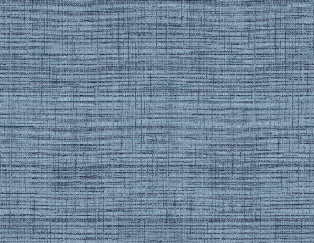 Salamander Blue Woven Wallpaper by A-Street Prints Inlay Covers about 60.8 square feet 27-in by 27-ft long roll Unpasted 10.4 - Fabric Carolina -