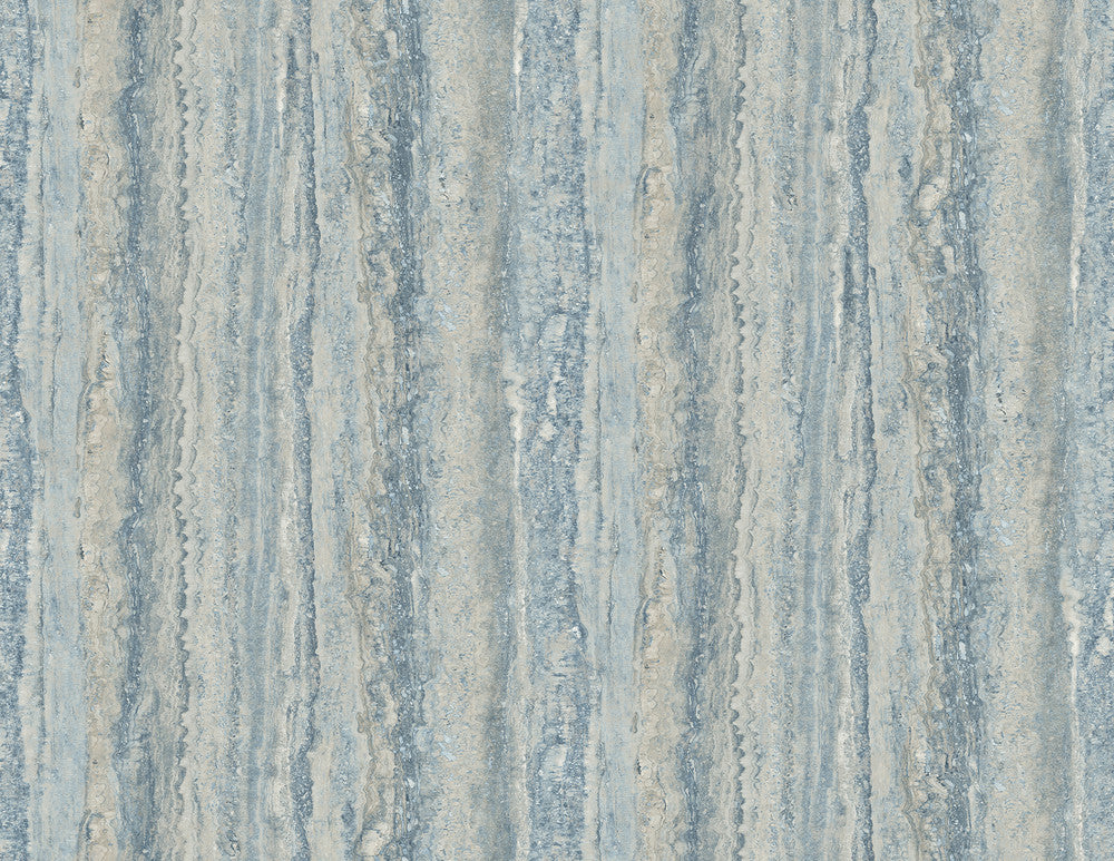 Hilton Blue Marbled Paper Wallpaper by A-Street Prints Inlay Covers about 60.8 square feet 27-in by 27-ft long roll Unpasted 20.9 - Fabric Carolina -