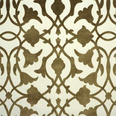 Poetic Plush Cumin by Kravet Couture Designer Fabric BARBARA BARRY COLLECTION COTTON - 42%;VISCOSE - 40%;POLYESTER - 18% Italy HEAVY Horizontal: 29 and Vertical: 35 54 - Swanky Fabrics -