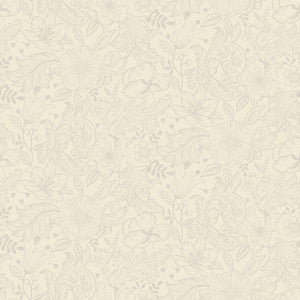 Wilma White Block Print Wallpaper by A-Street Prints