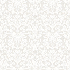 Rosali Cream Scroll Damask Wallpaper by A-Street Prints