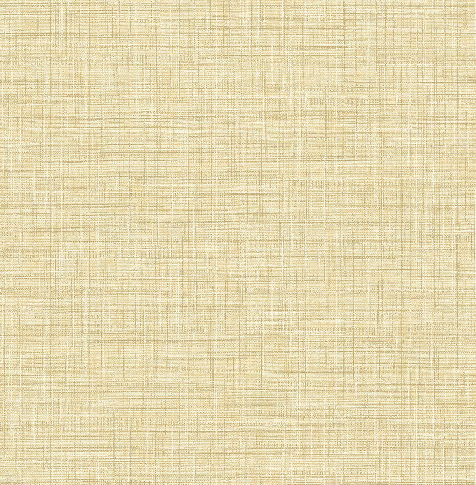 Tuckernuck Gold Linen Wallpaper by A-Street Prints Annelie Covers about 56.4 square feet 20.5-in by 33-ft long roll Unpasted 0 - Fabric Carolina -