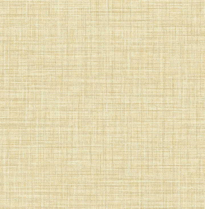Tuckernuck Gold Linen Wallpaper by A-Street Prints Annelie Covers about 56.4 square feet 20.5-in by 33-ft long roll Unpasted 0 - Fabric Carolina -