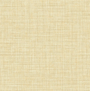 Tuckernuck Gold Linen Wallpaper by A-Street Prints
