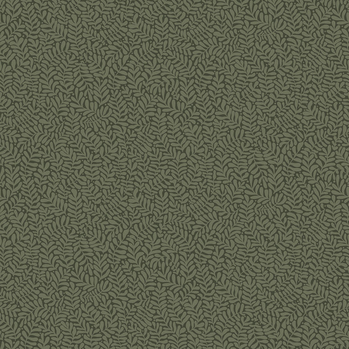 Anna Dark Green Fern Trail Wallpaper by A-Street Prints Annelie Covers about 57.5 square feet 20.9-in by 33-ft long roll Unpasted 20.9 - Fabric Carolina -