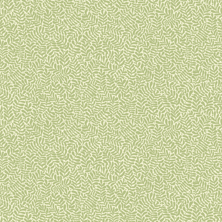 Anna Light Green Fern Trail Wallpaper by A-Street Prints Annelie Covers about 57.5 square feet 20.9-in by 33-ft long roll Unpasted 20.9 - Fabric Carolina -
