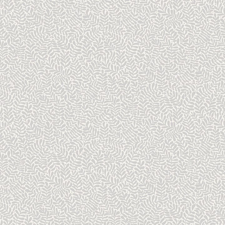 Anna Light Grey Fern Trail Wallpaper by A-Street Prints Annelie Covers about 57.5 square feet 20.9-in by 33-ft long roll Unpasted 20.9 - Fabric Carolina -