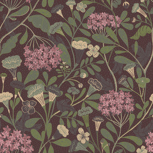 Hybbe Purple Garden Wallpaper by A-Street Prints