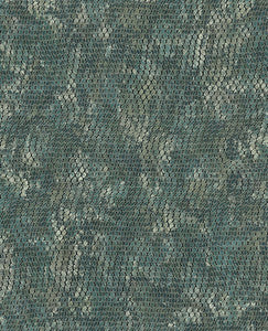 Viper Teal Green Snakeskin Wallpaper by Eijffinger
