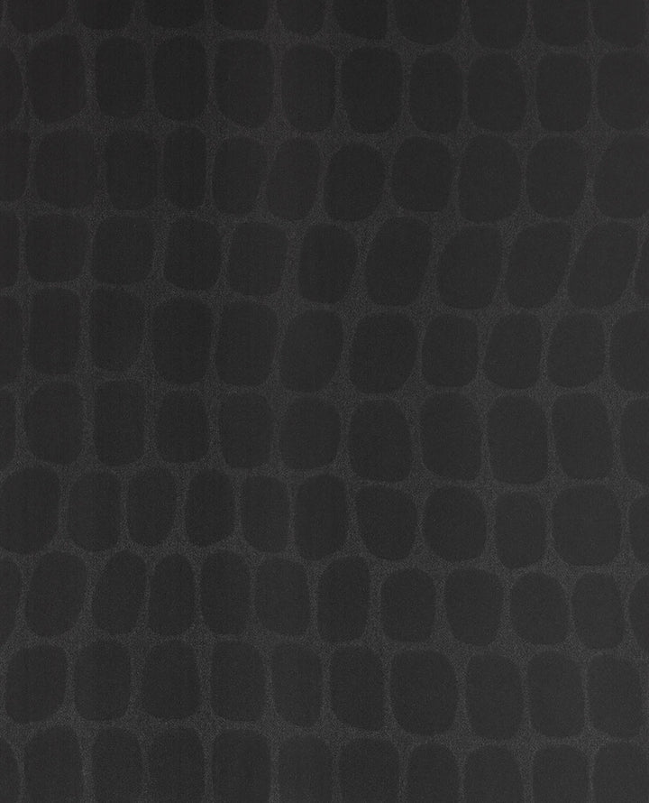 Hyde Black Graphic Croc Flock Wallpaper by Eijffinger Skin Covers about 108.1 square feet 39.3-in by 33-ft long roll Unpasted 25.2 - Fabric Carolina -