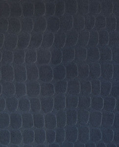 Hyde Indigo Graphic Croc Flock Wallpaper by Eijffinger
