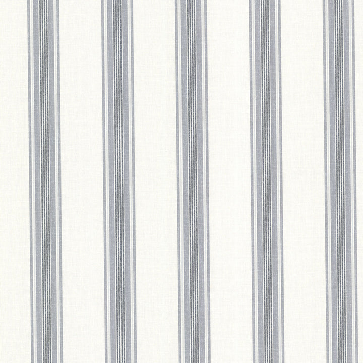 Lineage Blue Stripe Wallpaper by Beacon House Belle Maison Covers about 56.4 square feet 20.5-in by 33-ft long roll Unpasted 0 - Fabric Carolina -