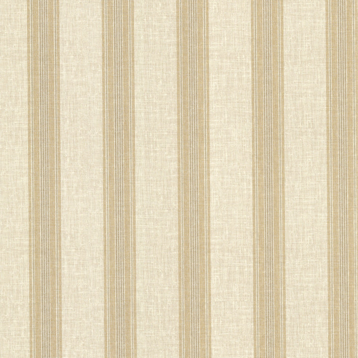 Lineage Beige Stripe Wallpaper by Beacon House Belle Maison Covers about 56.4 square feet 20.5-in by 33-ft long roll Unpasted 0 - Fabric Carolina -