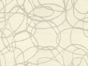 Scramble Silk Platinum by Kravet Couture Fabric