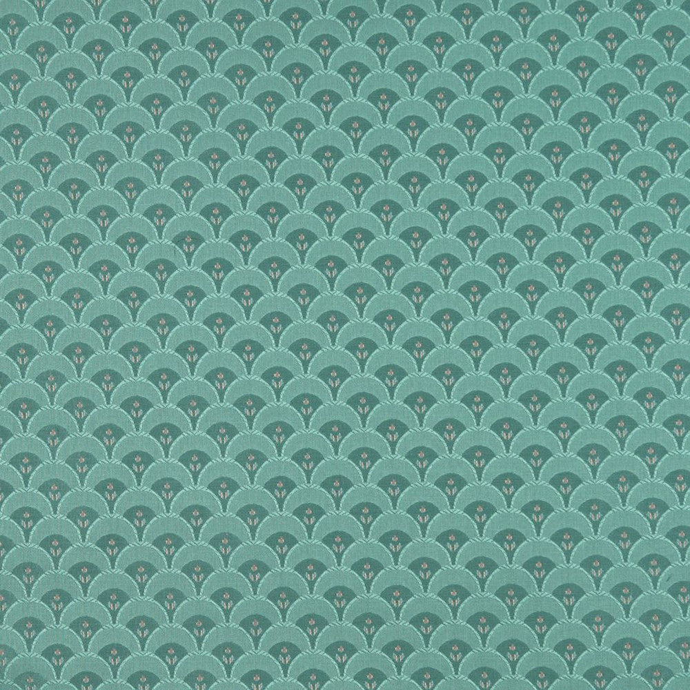 3030 Jade by Charlotte Fabric Ring Book Page #206R 56% Rayon, 34% Polyester, 10% Cotton Made In USA Exceeds 70,000 Wyzenbeek Rubs (Heavy Duty) Horizontal: 2" x Vertical: 2" 54 Inches - Fabric Carolina -