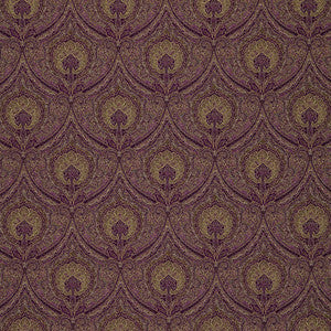 Edwardian Paisley Claret 3042048 by Schumacher Fabric