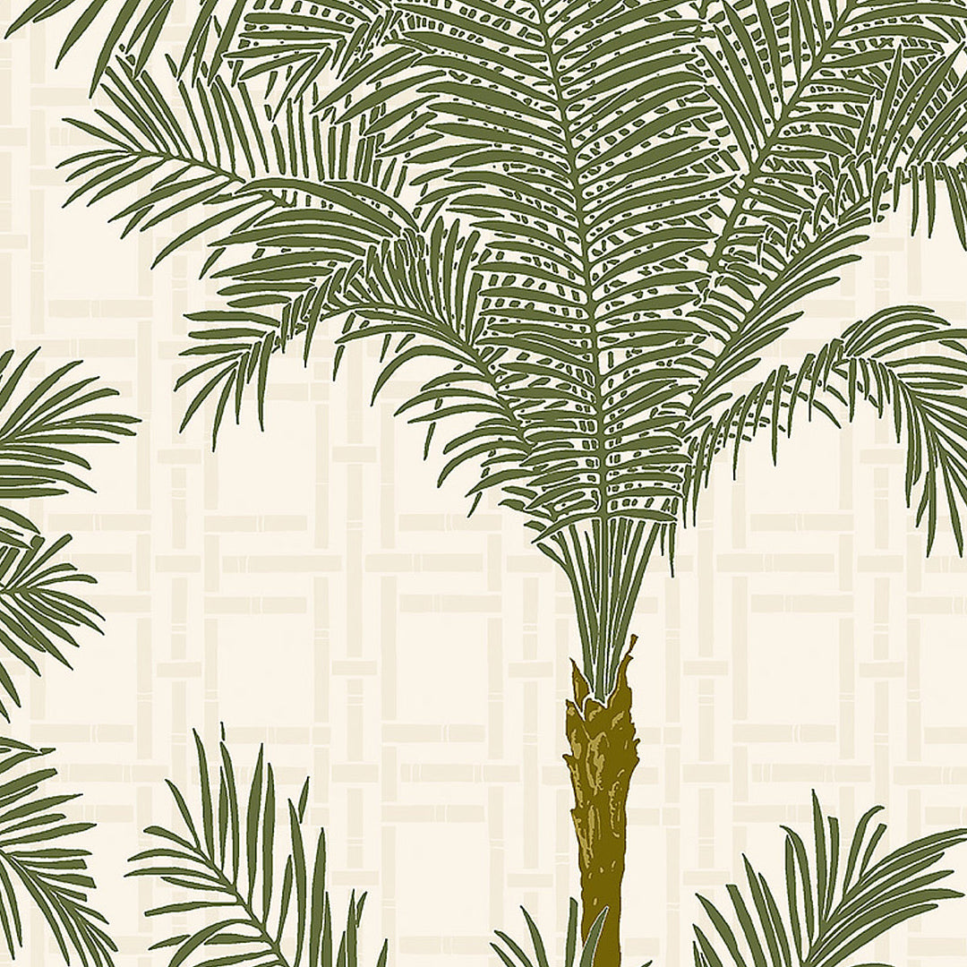 Copacabana - Palm by Schumacher Wallcovering